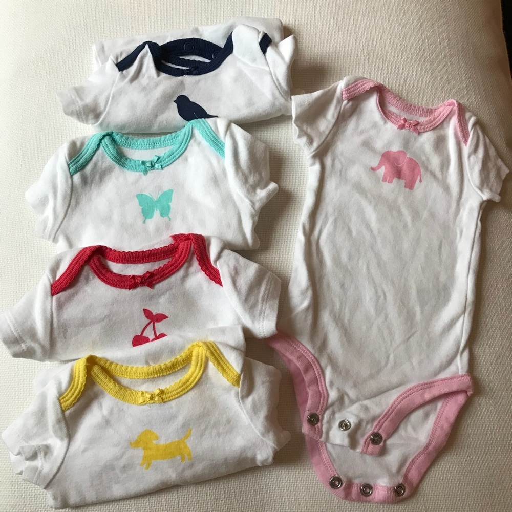 5 Gently Worn Onsies